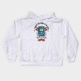 I Paused My Game To Be Here Kids Hoodie